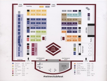 Vintage Wine Festival stands